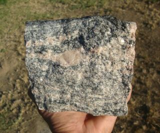 Large Chunck Of Morton Gneiss,  Oldest Rock In The Usa,  3.  5 Billion Years