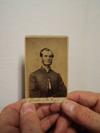 Civil War Cdv Picture Of Chaplain Matthew M.  Bigger - 50th Illinois Infantry