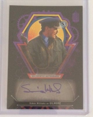 Doctor Who Extraterrestrial Encounters Autograph Card Simon Williams 06/10