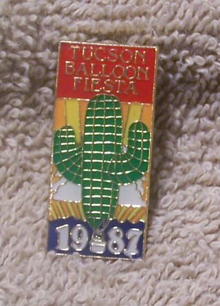 1987 Tucson Balloon Fiesta Balloon Pin