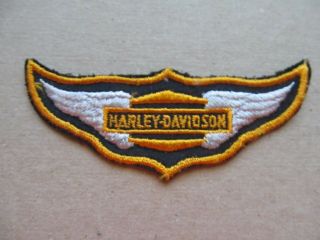Vintage Harley Davidson Diamond Wing Patch 3 3/4 Inches Wide