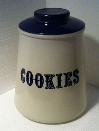Bartlett Collins Glass Cookie Jar
