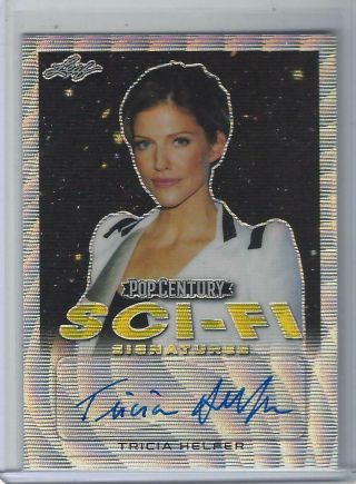Tricia Helfer Autograph 2019 Leaf Pop Century Sci - Fi Auto Battlestar Galactica