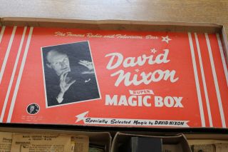 VINTAGE DAVID NIXON MAGIC BOX BOX SET DNMC - AS FOUND 2