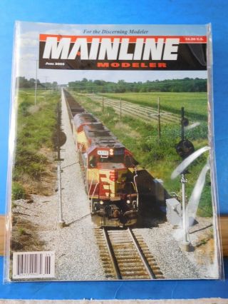 Mainline Modeler 2002 June B&o Signals Ic Box Car Burma Shave Signs Whitcomb Die