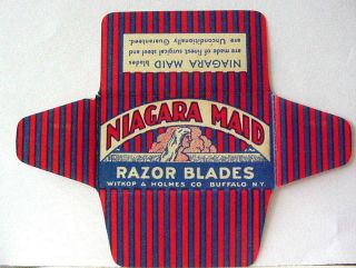Vintage Very Rare Niagara Maid De Safety Razor Blade