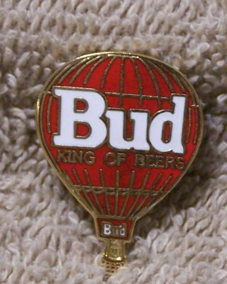 Bud King Of Beers Balloon Pin