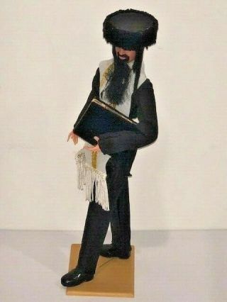 Vintage Jewish Religious Man Rabbi Costume Doll Marin Espana Spain Chiclana 2