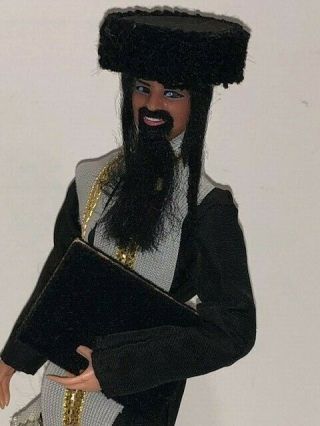 Vintage Jewish Religious Man Rabbi Costume Doll Marin Espana Spain Chiclana 3