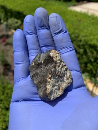 Meteorite NWA,  Unclassified 68.  63 Grams W/Regmaglypts 7