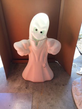 Vintage 35 " Empire Blow Mold Large Ghost Light Up Halloween Figure