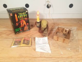 Vintage 1996 Crypt Keeper Candelabra Tales From The Crypt Halloween W/ Box