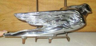 ANTIQUE 1941 CADILLAC FLYING LADY GODDESS CHROME PLATED HOOD ORNAMENT 2