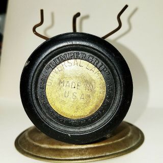 Antique Miner ' s Calcium Carbide Lamp - Brass AutoLite - Universal Lamp Co 4
