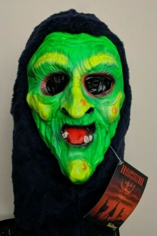 Don Post Hagatha Green Witch Mask Halloween 3 Iii Skull Pumpkin Shamrock Ssn