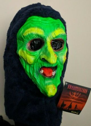 Don Post Hagatha Green Witch Mask Halloween 3 III Skull Pumpkin Shamrock SSN 2