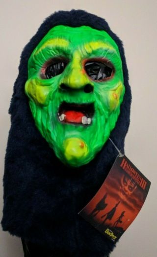 Don Post Hagatha Green Witch Mask Halloween 3 III Skull Pumpkin Shamrock SSN 4