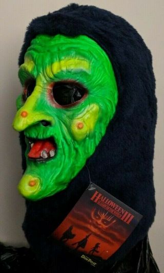 Don Post Hagatha Green Witch Mask Halloween 3 III Skull Pumpkin Shamrock SSN 5