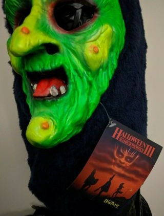 Don Post Hagatha Green Witch Mask Halloween 3 III Skull Pumpkin Shamrock SSN 6