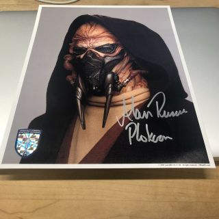 Alan Ruscoe Plo Koon Officially Licensed Star Wars Autograph