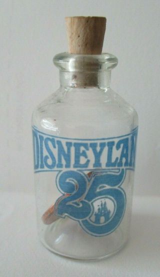 Disney - Vintage Disneyland 25th Anniversary Penny In A Bottle