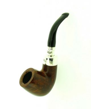 PETERSON SYSTEM SILVER SPIGOT CHUBBY PIPE UNSMOKED 4