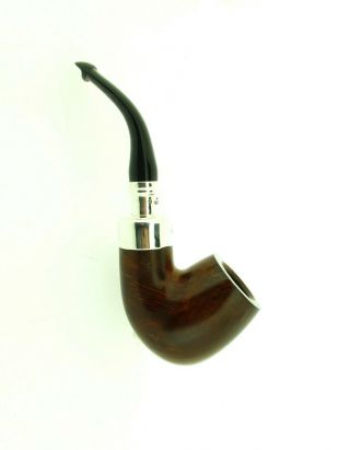 PETERSON SYSTEM SILVER SPIGOT CHUBBY PIPE UNSMOKED 5