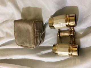 Swift Countess Vintage Opera Glasses,  Mother Of Pearl / Gold 3x Mag.