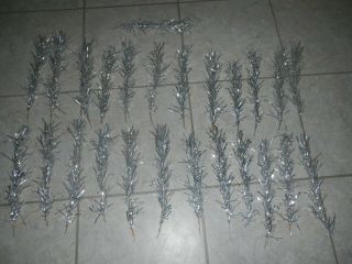 Vtg Aluminum Christmas Tree Branches Only Quantity 25 12 " Long Replacement