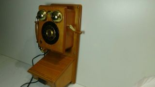 Thomas COLLECTORS Edition Wall Phone PP - 9 PUSH BUTTON Country 1927 Oak 5