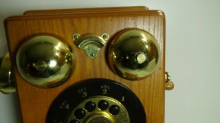 Thomas COLLECTORS Edition Wall Phone PP - 9 PUSH BUTTON Country 1927 Oak 6