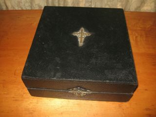 Antique Catholic Last Rites /sick Call Box