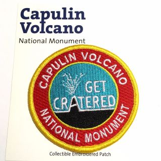 Capulin Volcano National Monument Souvenir Patch Mexico Park Get Cratered