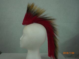 Porcupine Roach,  Red Out,  15 Inch,  Red With A Red Yarn Base