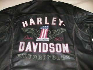 Harley Davidson Leather Riding Jacket Goat Skin (large)