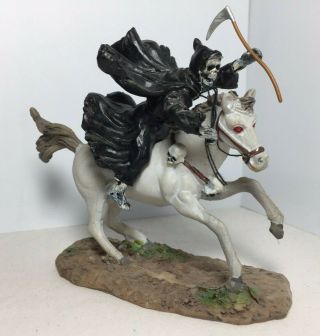 Death On A Pale Horse,  Lemax Spooky Town Resin Figurine Fine Detail