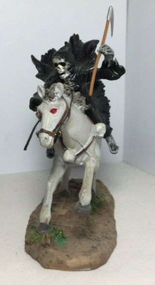 Death on a Pale Horse,  Lemax Spooky Town Resin Figurine Fine Detail 2
