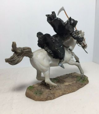 Death on a Pale Horse,  Lemax Spooky Town Resin Figurine Fine Detail 4