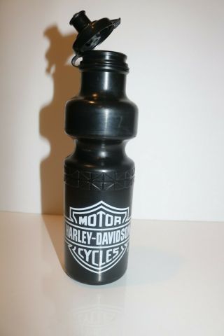 Harley Davidson Black Plastic Water Bottle