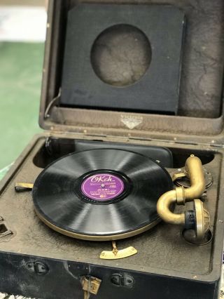 Vtg (1900’s) Victor Talking Machine Victrola Phonograph