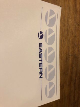 EASTERN AIRLINES Note Pad Office VINTAGE EAL Logo Aviation Airplane 2