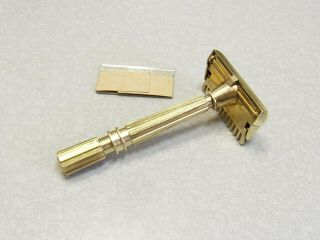 Vintage Brass Gem Micromatic Single Edge Safety Razor