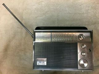 Vintage Zenith Inter - Oceanic Multiband Fm Am Weather Marine Short Wave Radio