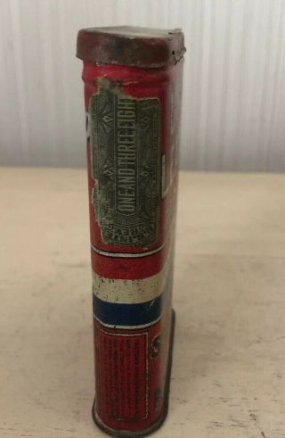 Antique Vintage Union Leader Redi Cut Tobacco Vertical Pocket Tin Uncle Sam 7