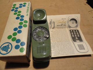 Nos Vintage Western Electric Trimline 2220b 51 Green Rotary Receiver 1966? Bell