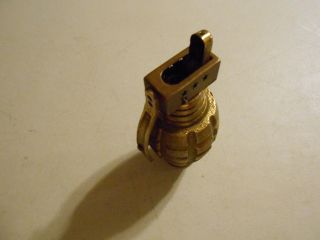 Vintage Combat PGL Hand Grenade Lighter D.  PAT 14210 Blass Color 2