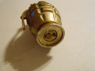 Vintage Combat PGL Hand Grenade Lighter D.  PAT 14210 Blass Color 5