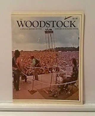 Woodstock: A Special Report By The Editors Of Rolling Stone 1st Print Rare