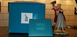 Disney Wdcc Sleeping Beauty Figurine Briar Rose " Once Upon A Dream " W/box/coa