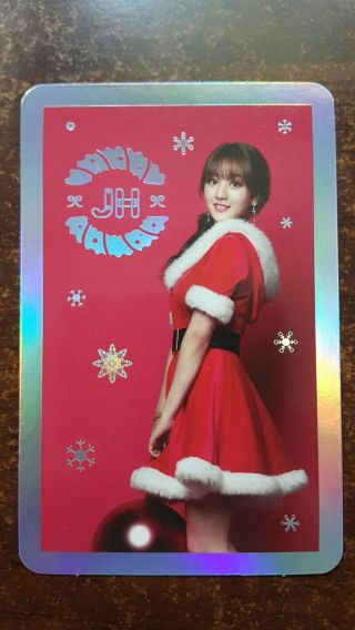 Twice Jihyo Official Photocard Holo Christmas Ed Twicecoaster Lane1 W/o Case